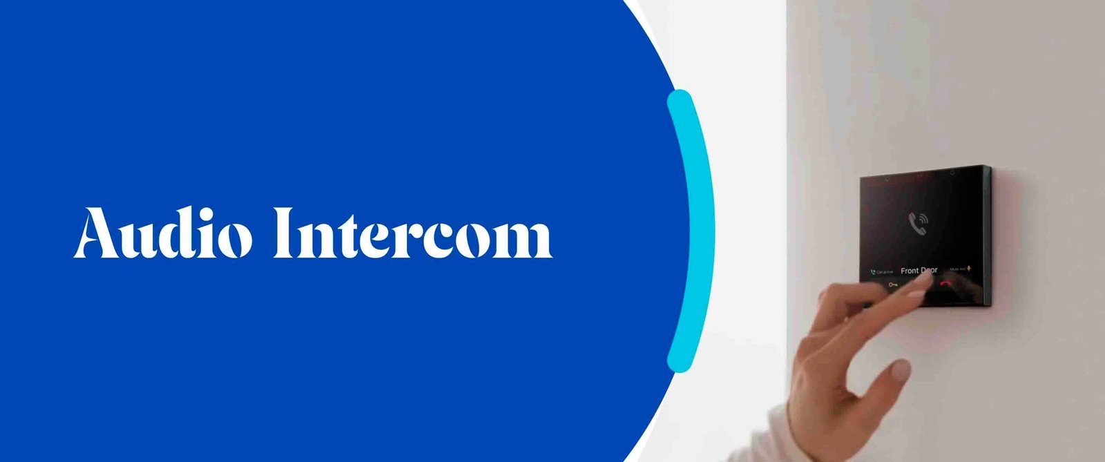 Audio Intercom Web Bannner Design