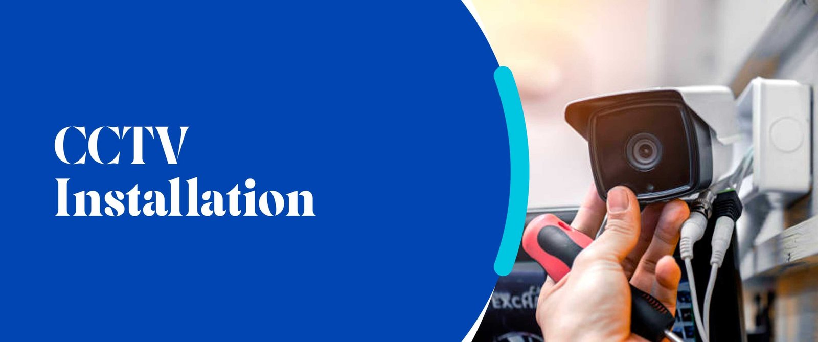 CCTV Installation Web Bannner Design