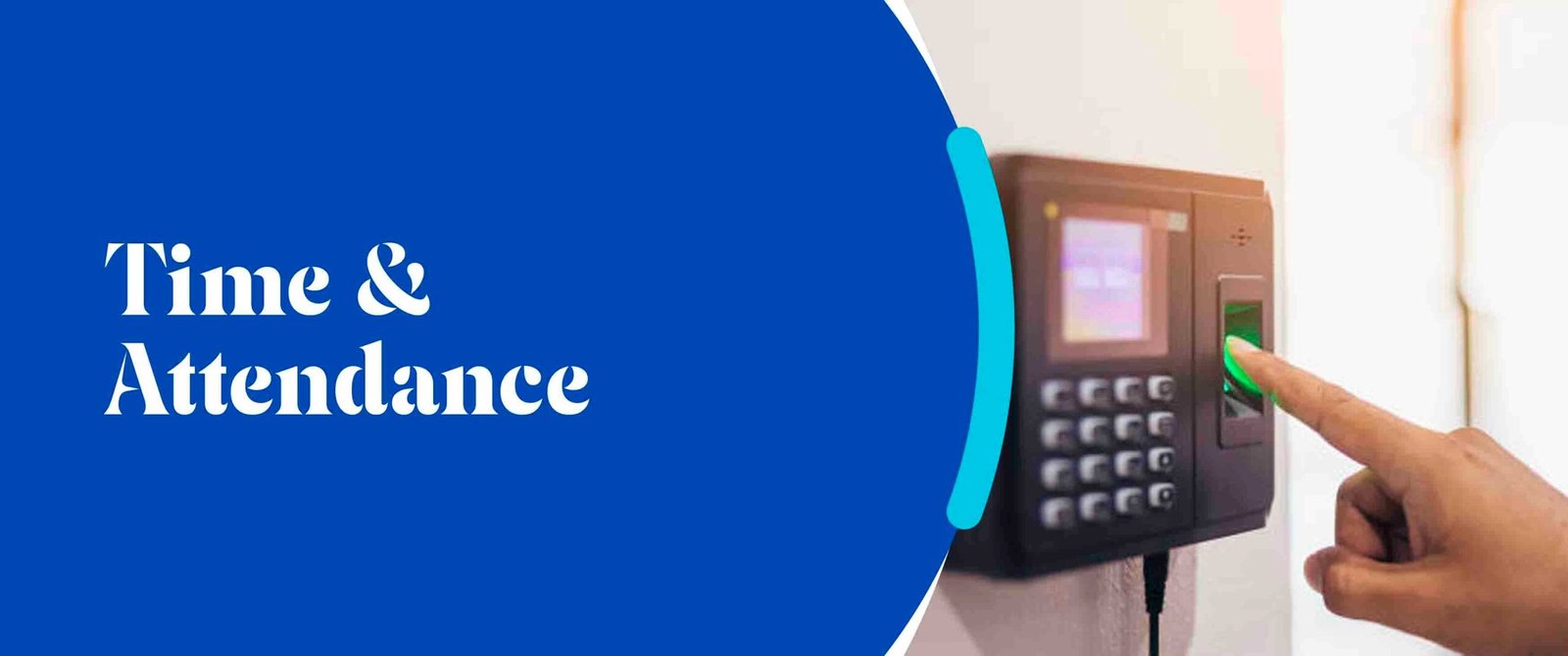 Time & Attendance Web Bannner Design