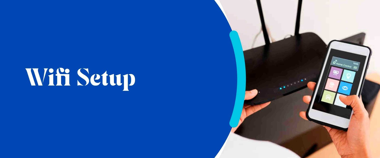 Wifi Setup Web Bannner Design